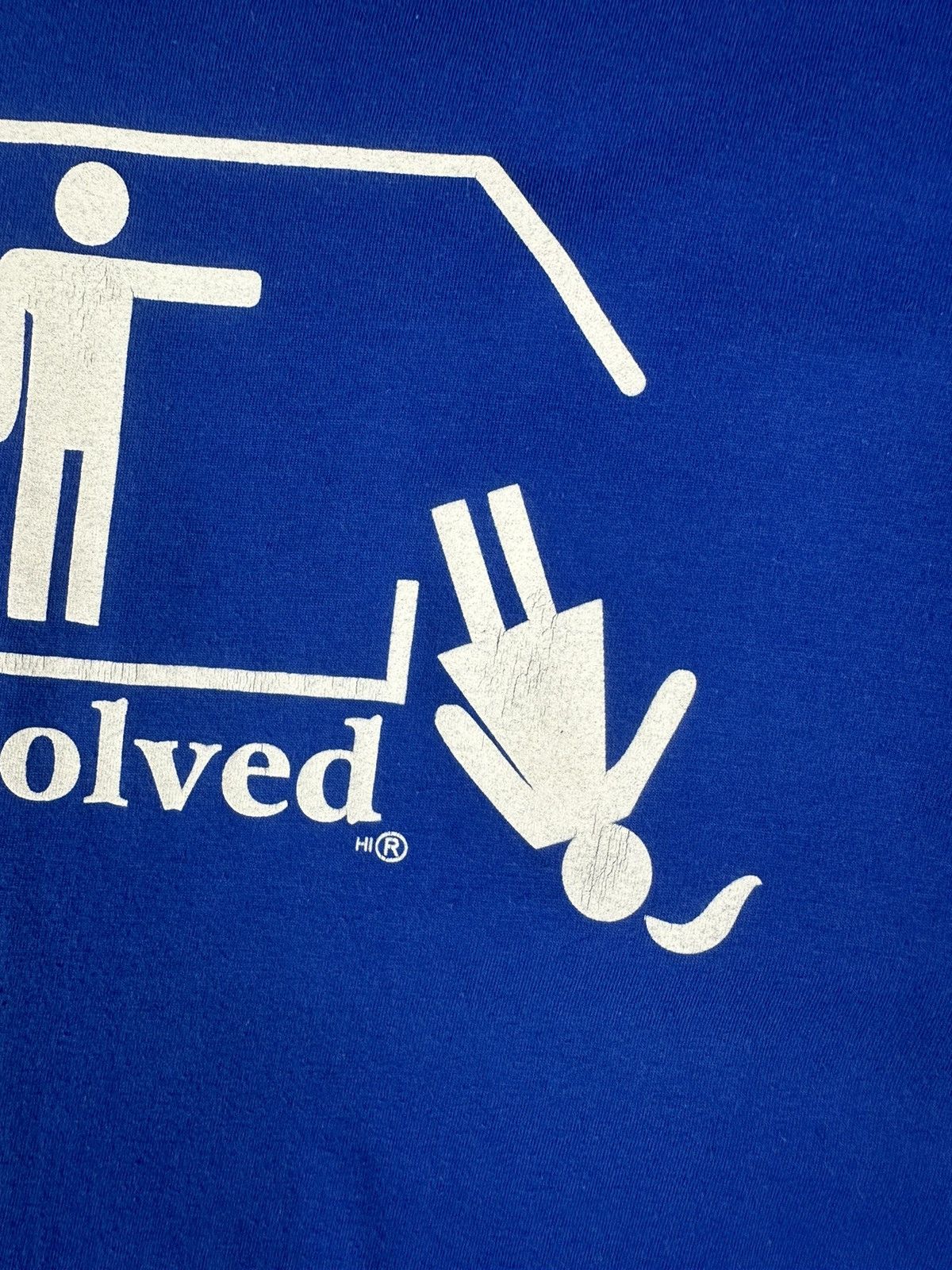 Other Humor Vintage Retro T-Shirt Problem/Solved Big Logo Size US L / EU 52-54 / 3 - 8 Thumbnail