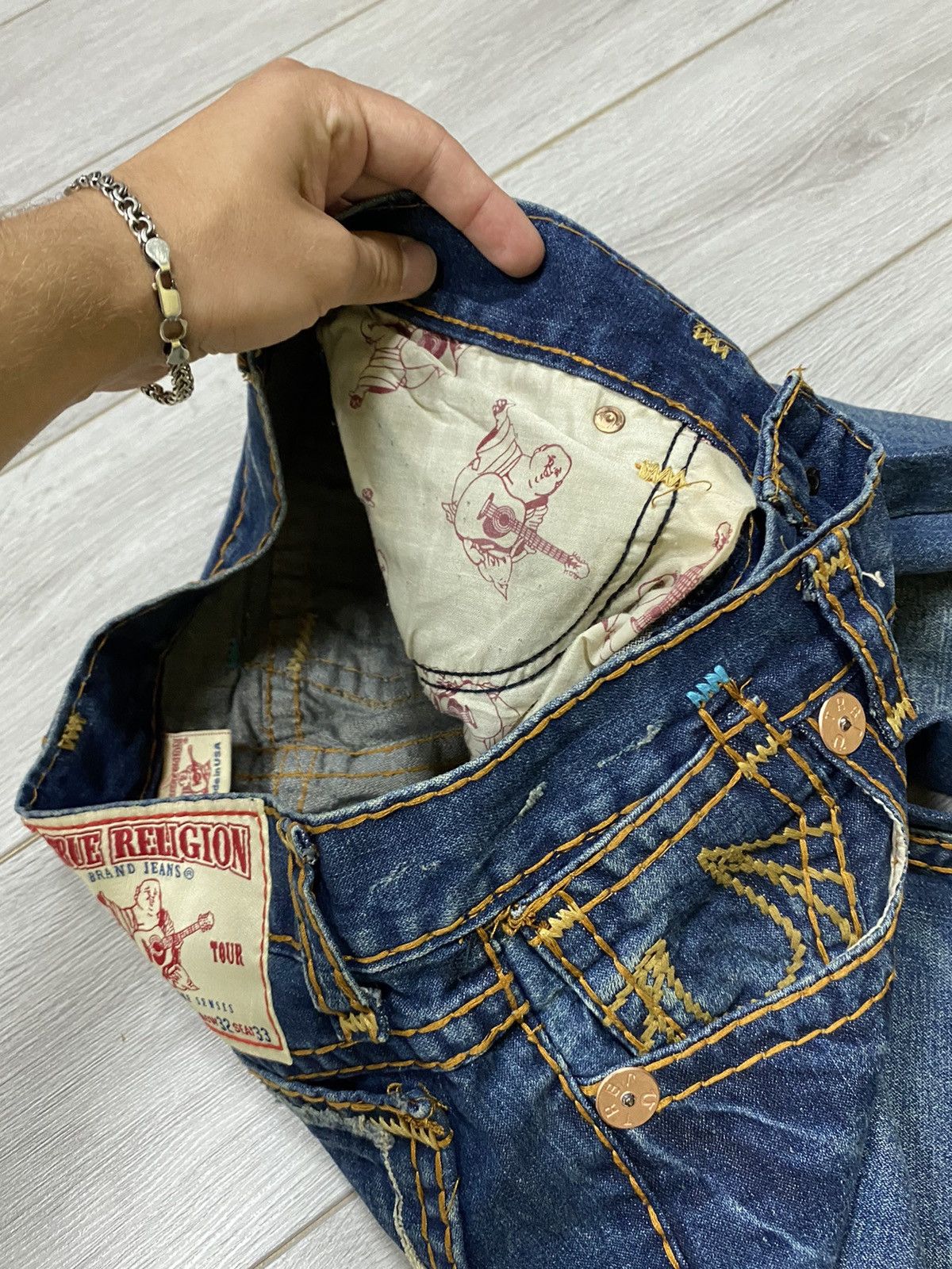 True Religion True Religion Buddha RARE vintage Billy super T jeans Size US 32 / EU 48 - 10 Thumbnail