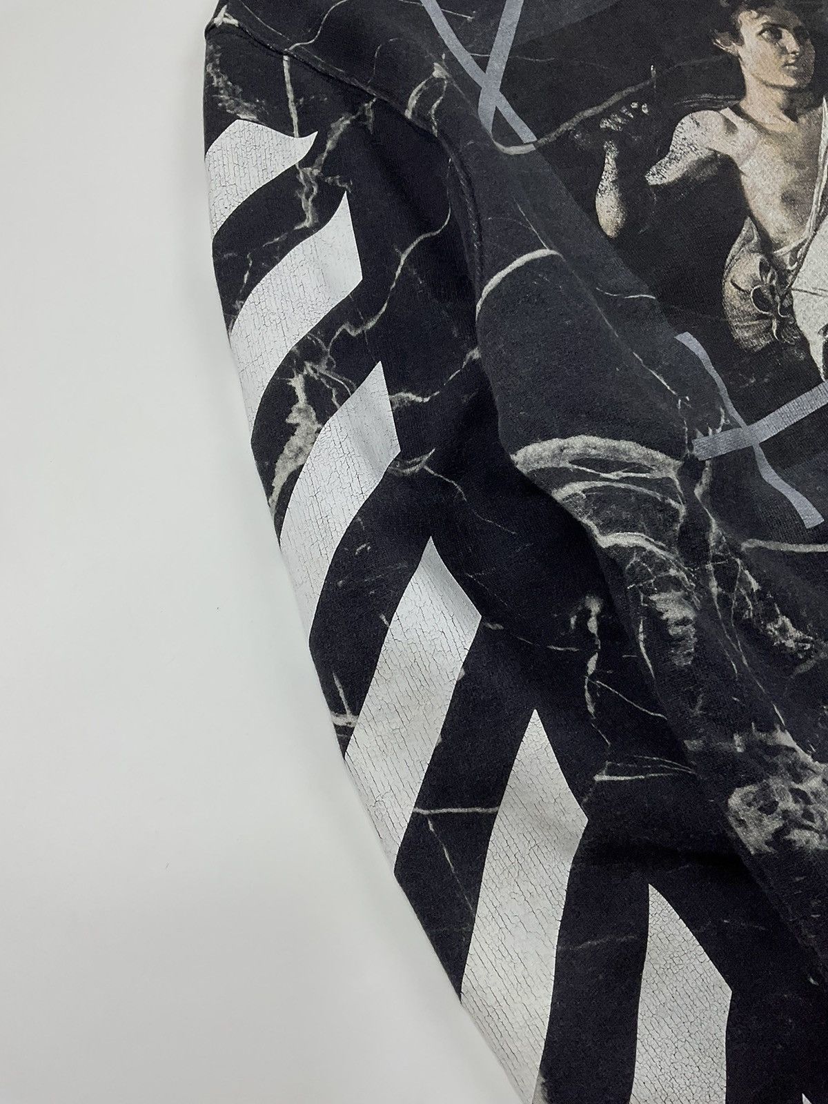 Off White Caravaggio Marble Sweatshirt