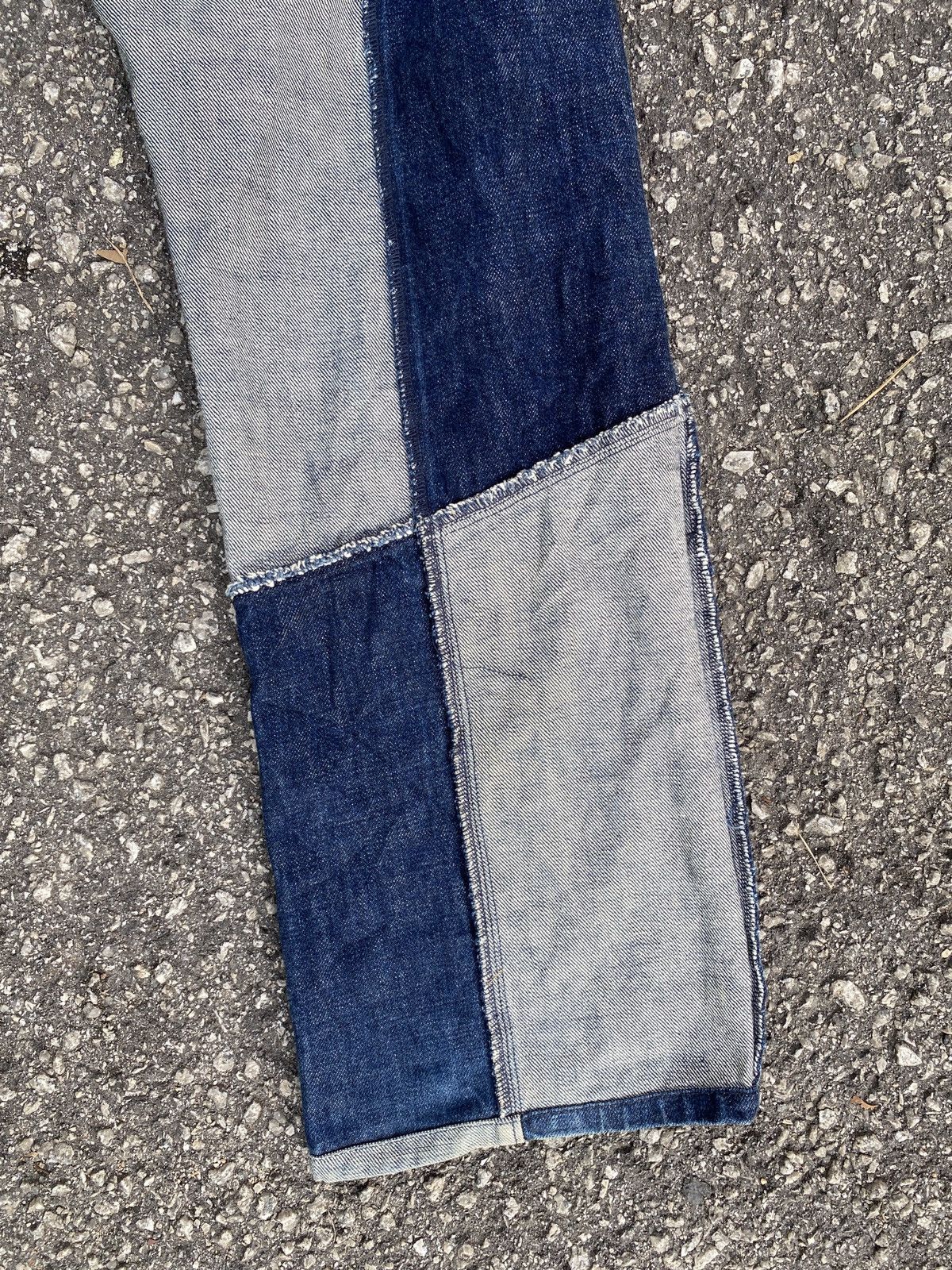 If Six Was Nine × Japanese Brand Unconscious Brothers Patchwork Design Denim Size US 31 - 11 Thumbnail