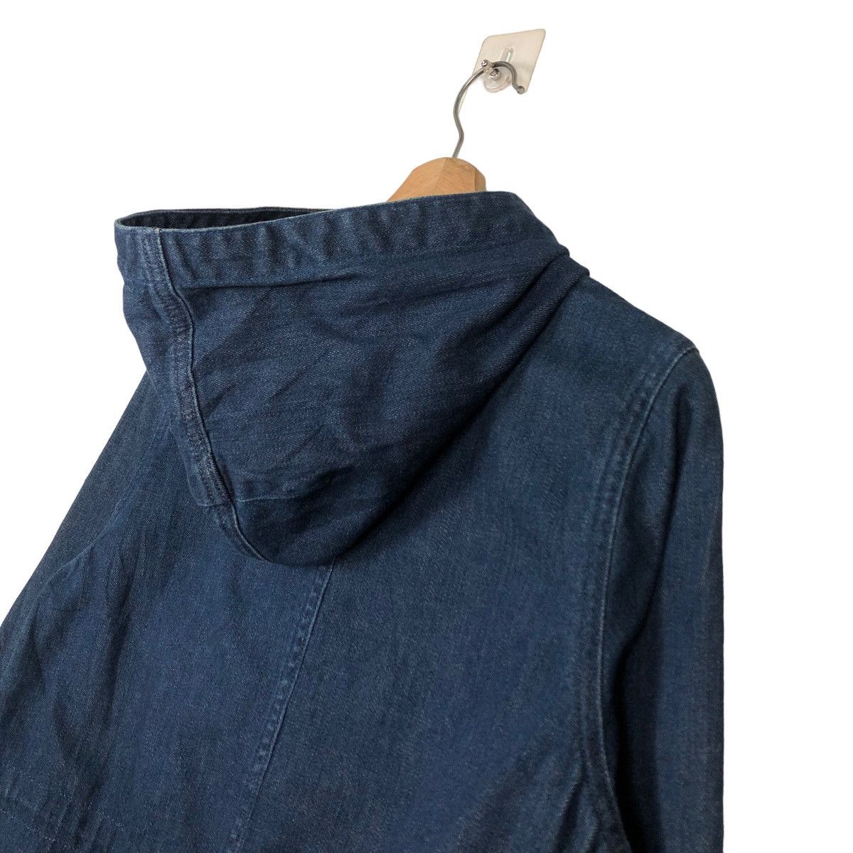 Japanese Brand 🔥Fish Tail Denim Parka Jacket X-Girl Japan Bondage Biker Size US M / EU 48-50 / 2 - 9 Thumbnail