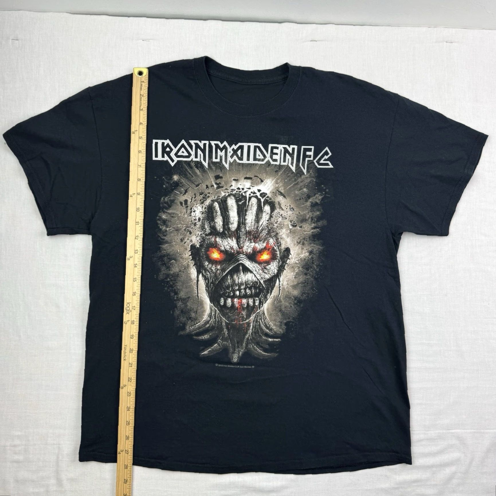 Fanci Club Iron Maiden T Shirt Adult Large Black Mens Rock Music Band 2015 Fan Club Iron Maiden LLP Licensed Size US L / EU 52-54 / 3 - 5 Thumbnail