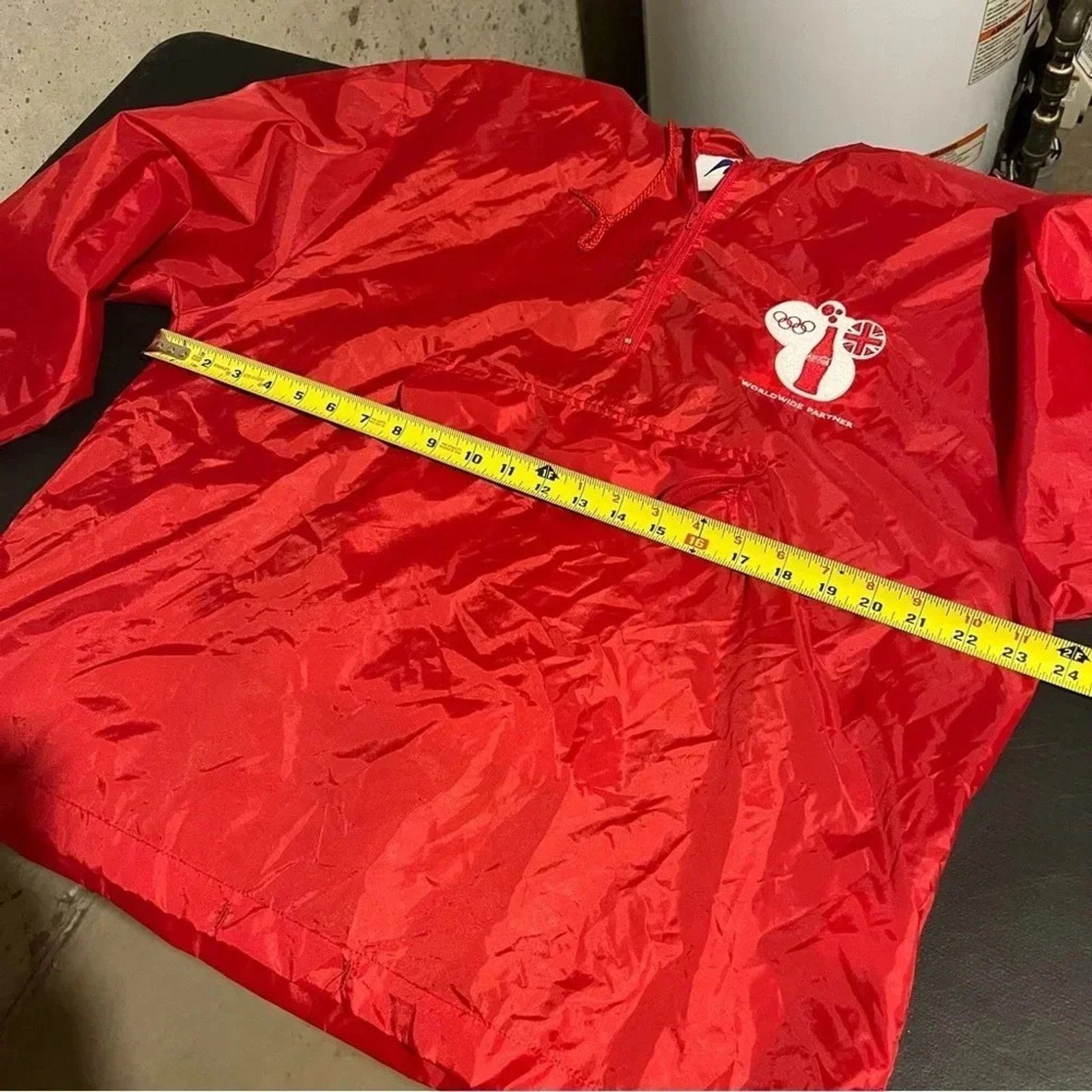 Augusta Sportswear 2012 London Olympics NWT Coca Cola Sz L 1/4 Zip Windbreaker Size L / US 10 / IT 46 - 7 Thumbnail