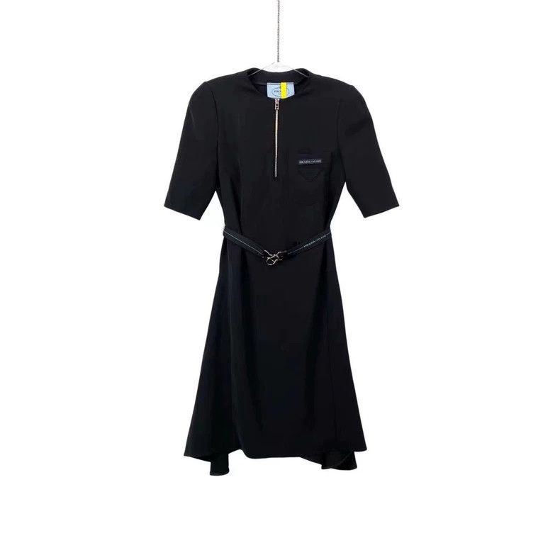 Prada Prada Half-zip medium-sleeved dress Size XS / US 0-2 / IT 36-38 - 1 Thumbnail