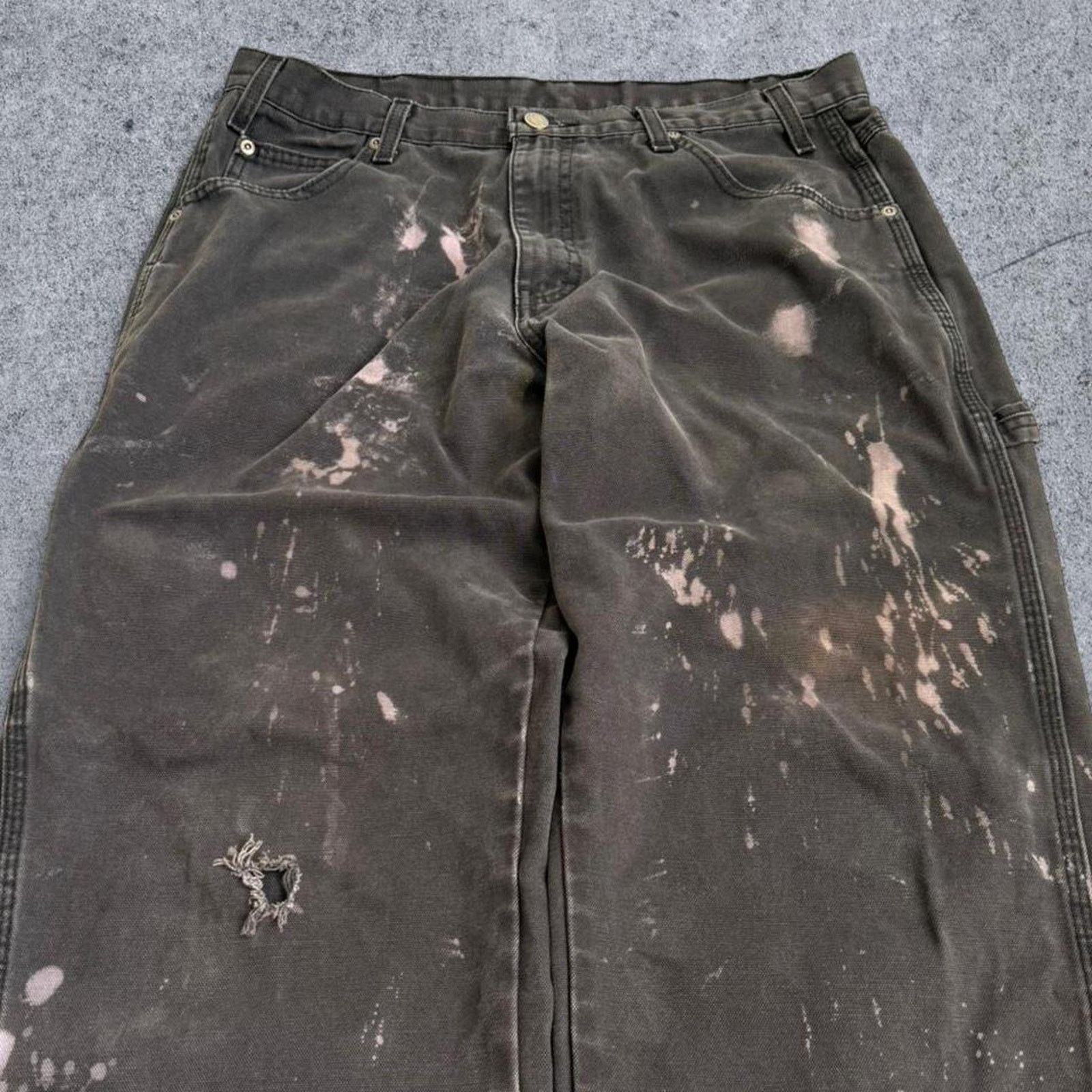 Dickies Dickies Vintage Paint Splatter Distressed Carpenter Pants Size US 34 / EU 50 - 5 Thumbnail