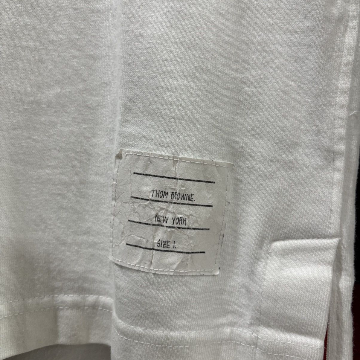 Thom Browne THOM BROWNE V Neck Pocket Tee Size US S / EU 44-46 / 1 - 4 Thumbnail