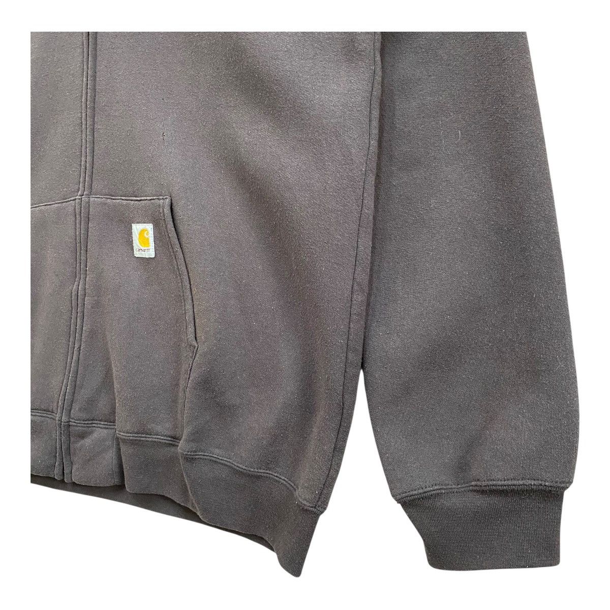 Carhartt Vintage Carhartt Zip Up Hoodie Oversized 2XL Brown Baggy Fit Size US XXL / EU 58 / 5 - 4 Thumbnail