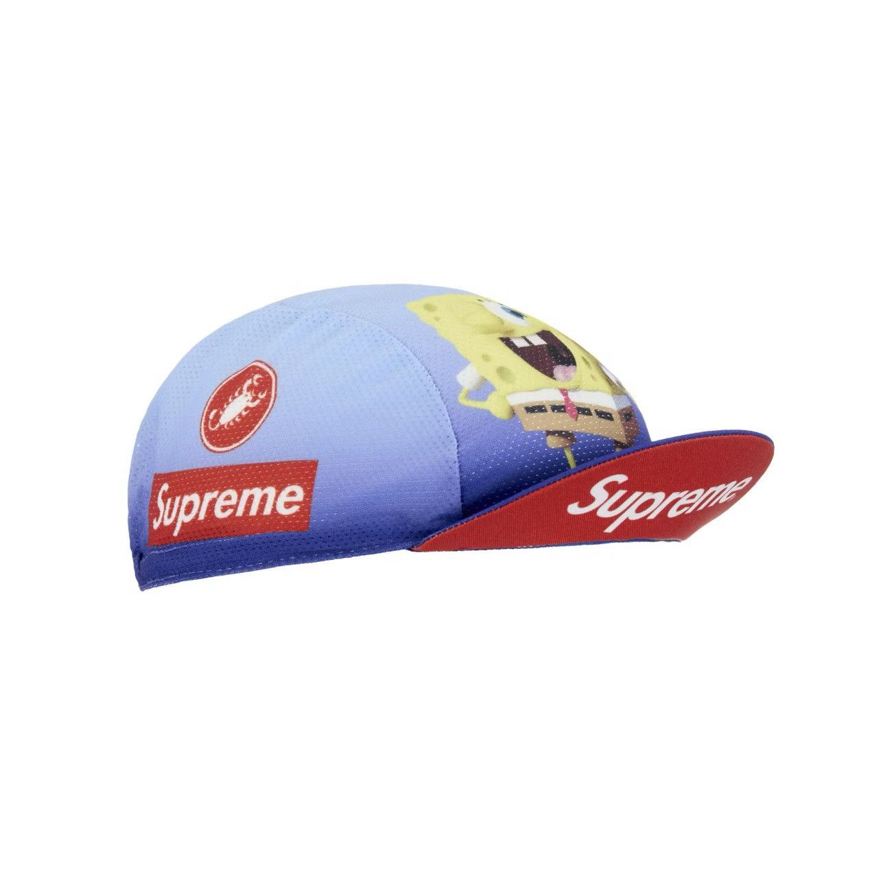 Supreme Supreme Spongebob Squarepants Castelli Cycling Cap Blue Hat Size ONE SIZE - 2 Thumbnail