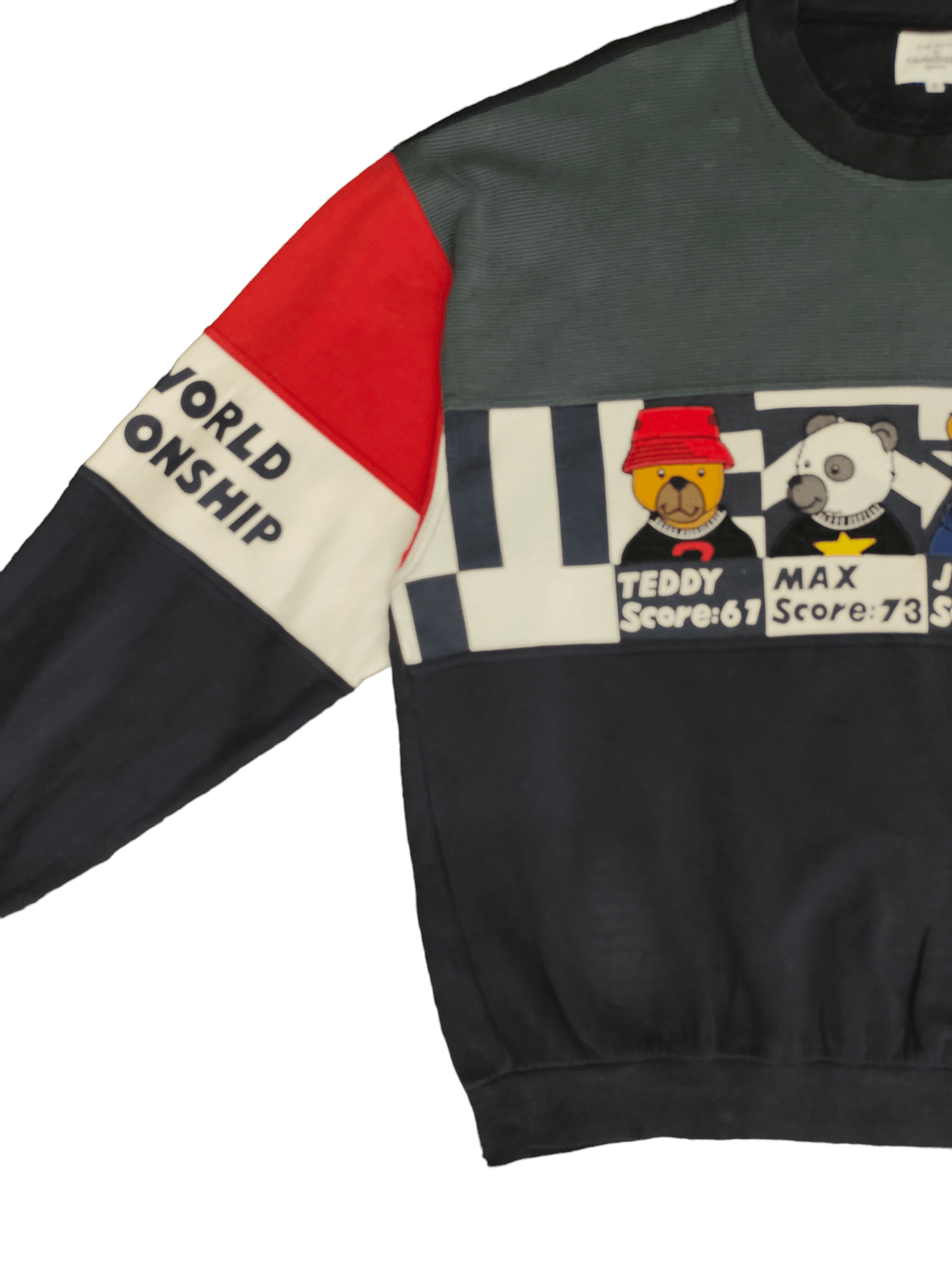 Jean Charles De Castelbajac 90s Jean Charles De Castelbajac World Championship Sweatshir Size US XL / EU 56 / 4 - 5 Thumbnail