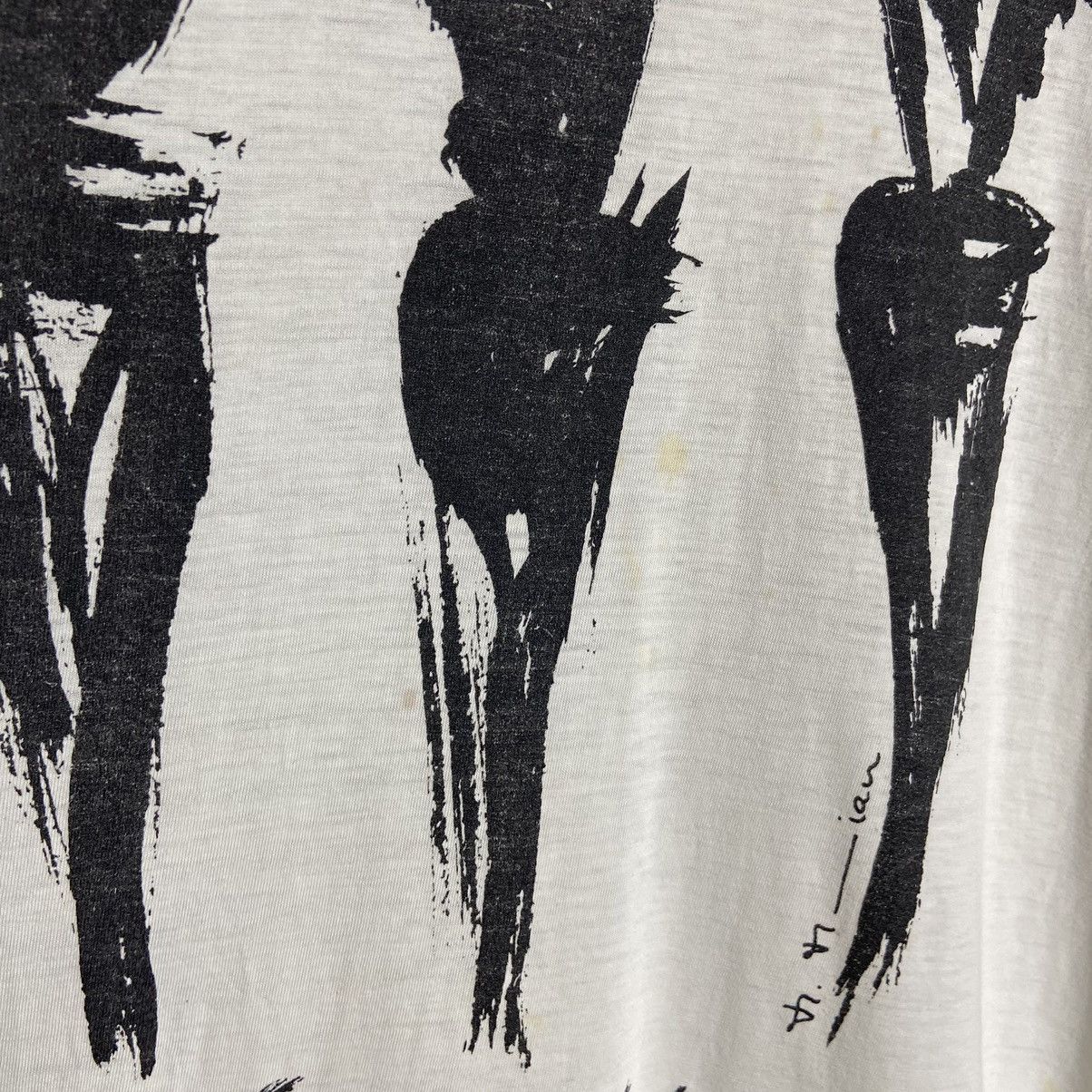 Vintage Vintage 90s Vivre Debout Graphic T-Shirt / Distressed Size US XL / EU 56 / 4 - 8 Thumbnail