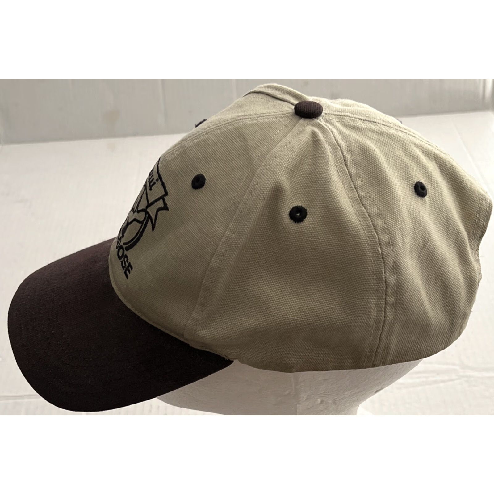 Vintage VINTAGE Hawaiian Headwear Hangloose Hat SnapBack Maui Brown Men One Size Cotton Blend Canvas Embroidered Hawaiian Mens Size ONE SIZE - 4 Thumbnail