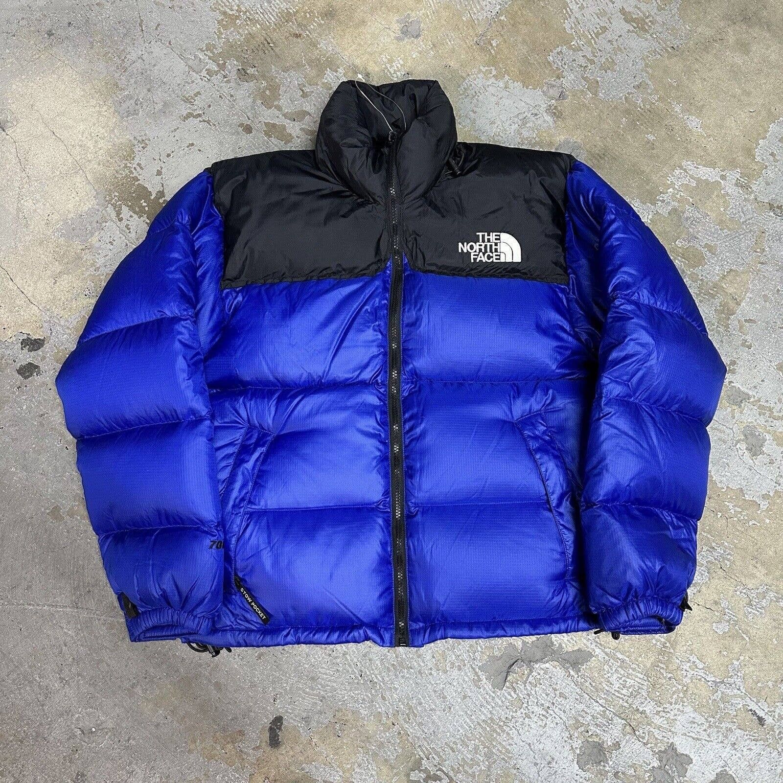 NWOT The North Face Nupste 700 Blue Goose Down Puffer Jacket Outerwear