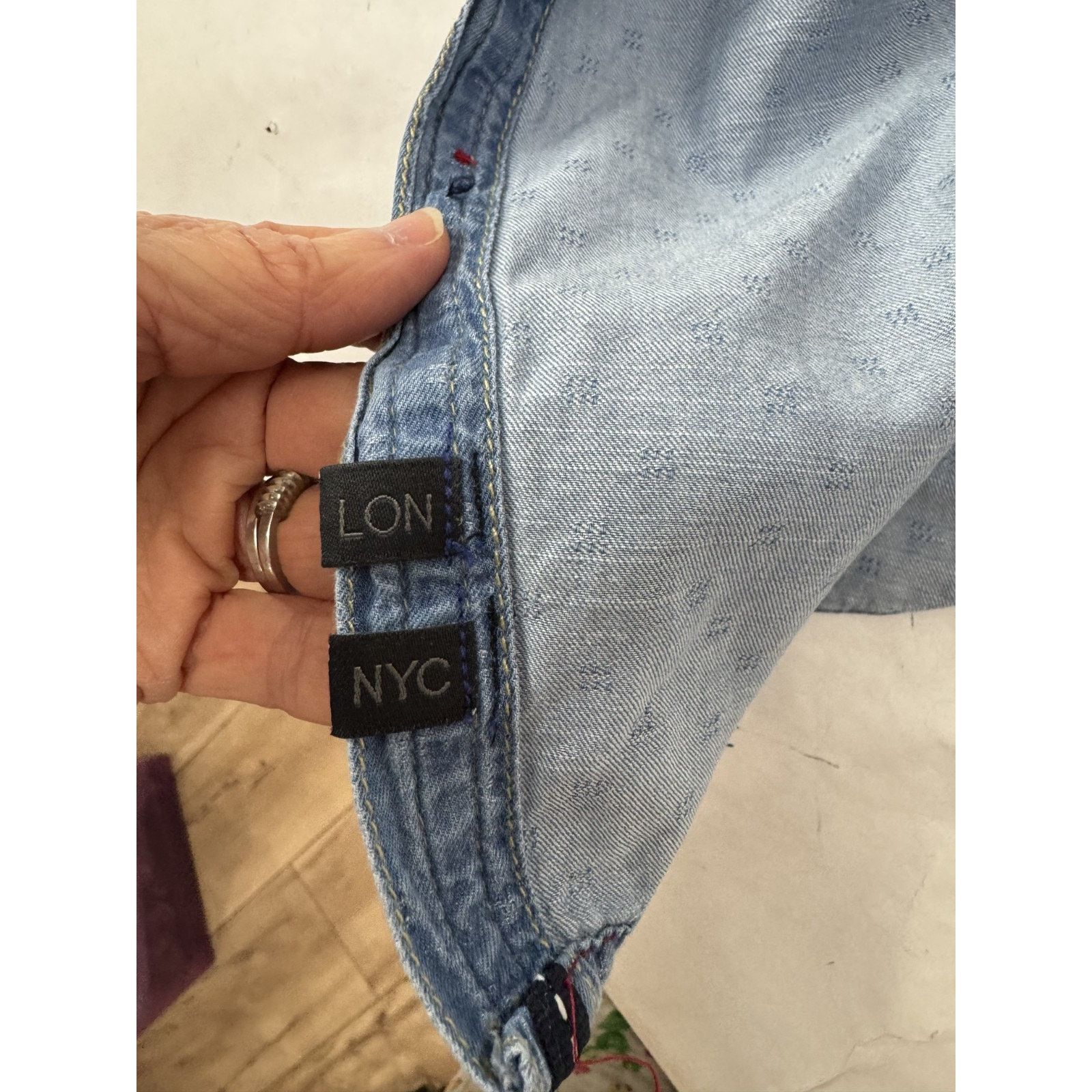 Other Vintage Y2K Across Pond Shirt British USA Flag Detail Med Size US M / EU 48-50 / 2 - 8 Thumbnail