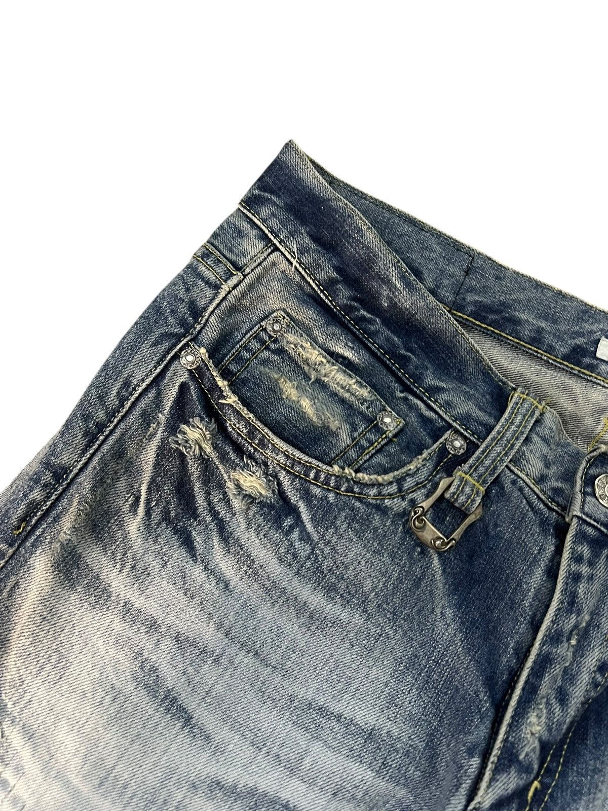 Japanese Brand Vintage Ego Tripping Distressed Punk Japan Size US 32 / EU 48 - 8 Thumbnail