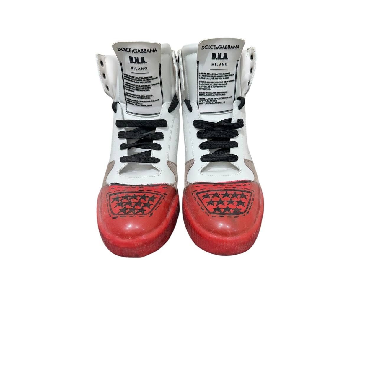 Dolce & Gabbana Dolce & Gabbana Men's Leather Colorblock Sneakers - Size 10 Size US 10 / EU 43 - 3 Thumbnail