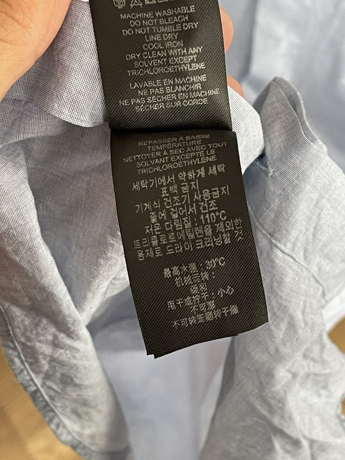 Burberry Prorsum Burberry Prorsum Shirt Button Up Long Sleeve Size US L / EU 52-54 / 3 - 16 Thumbnail
