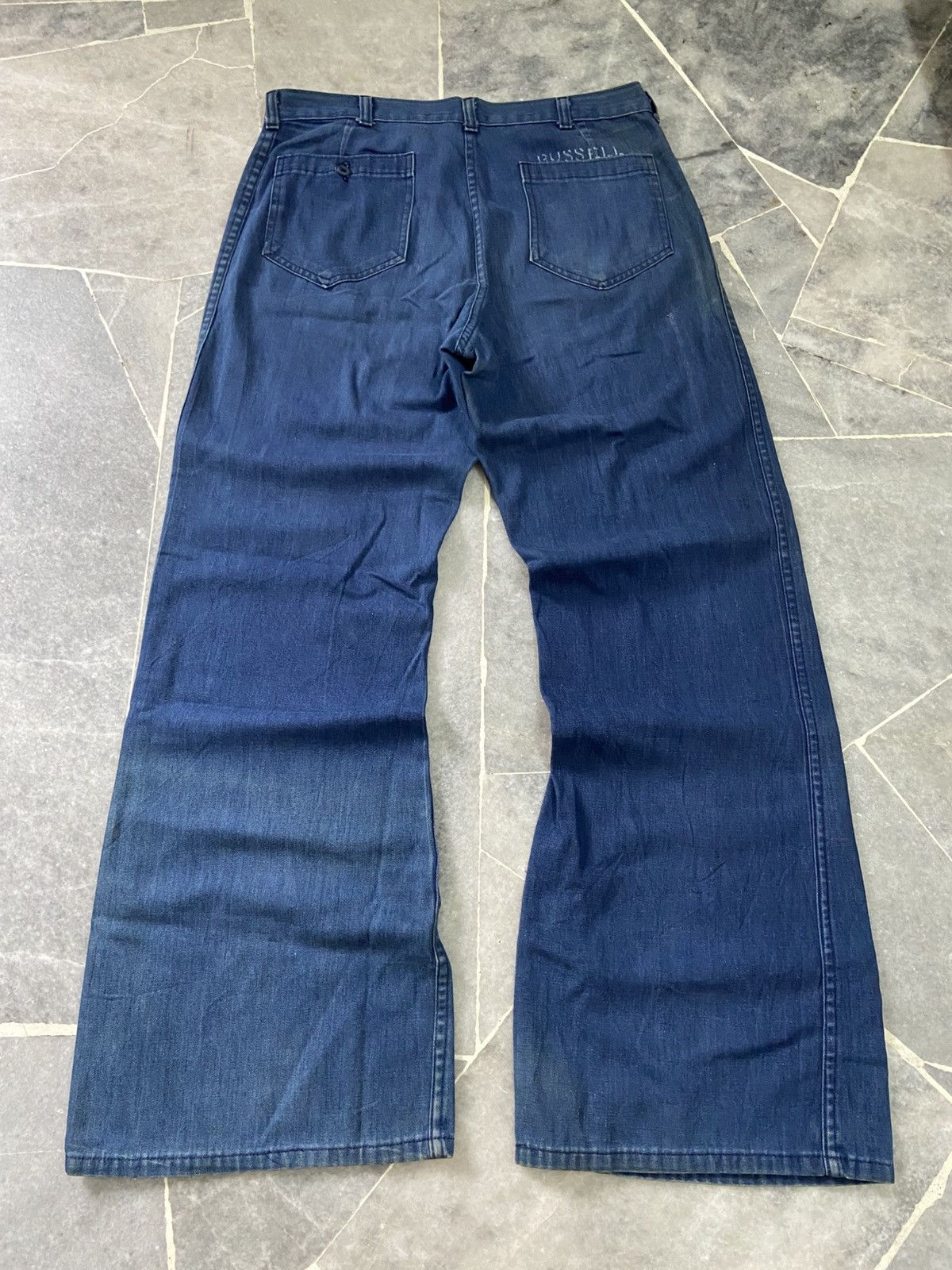 Naval Clothing Factory Vintage Navdungaree Navy Sailor Utility Pants Size US 33 - 3 Thumbnail