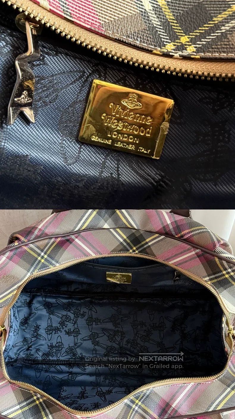 Vivienne Westwood Vivienne Westwood size os Vintage Plaid Saturn Briefcase To Size ONE SIZE - 8 Thumbnail