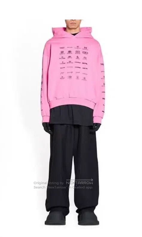 Balenciaga Balenciaga Logo Letter Print Hoodie Size US XS / EU 42 / 0 - 5 Thumbnail