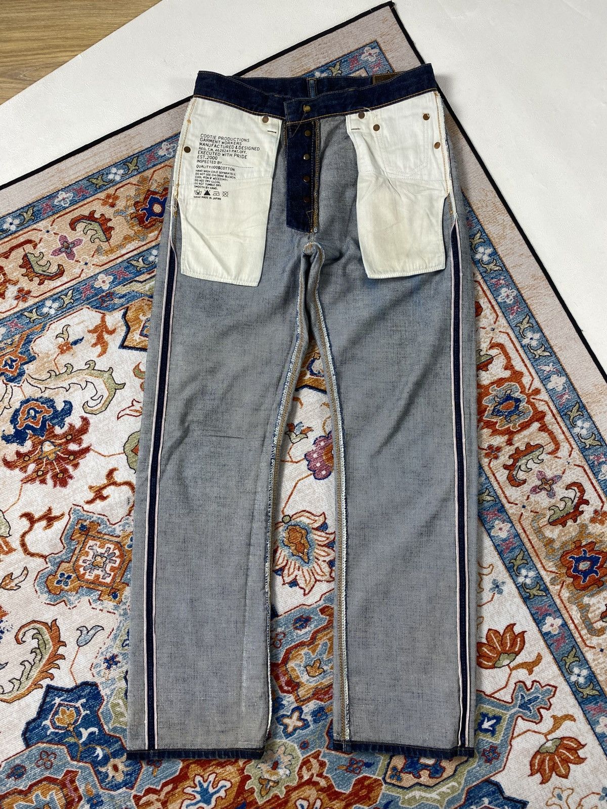 Cootie productions selvedge denim pants