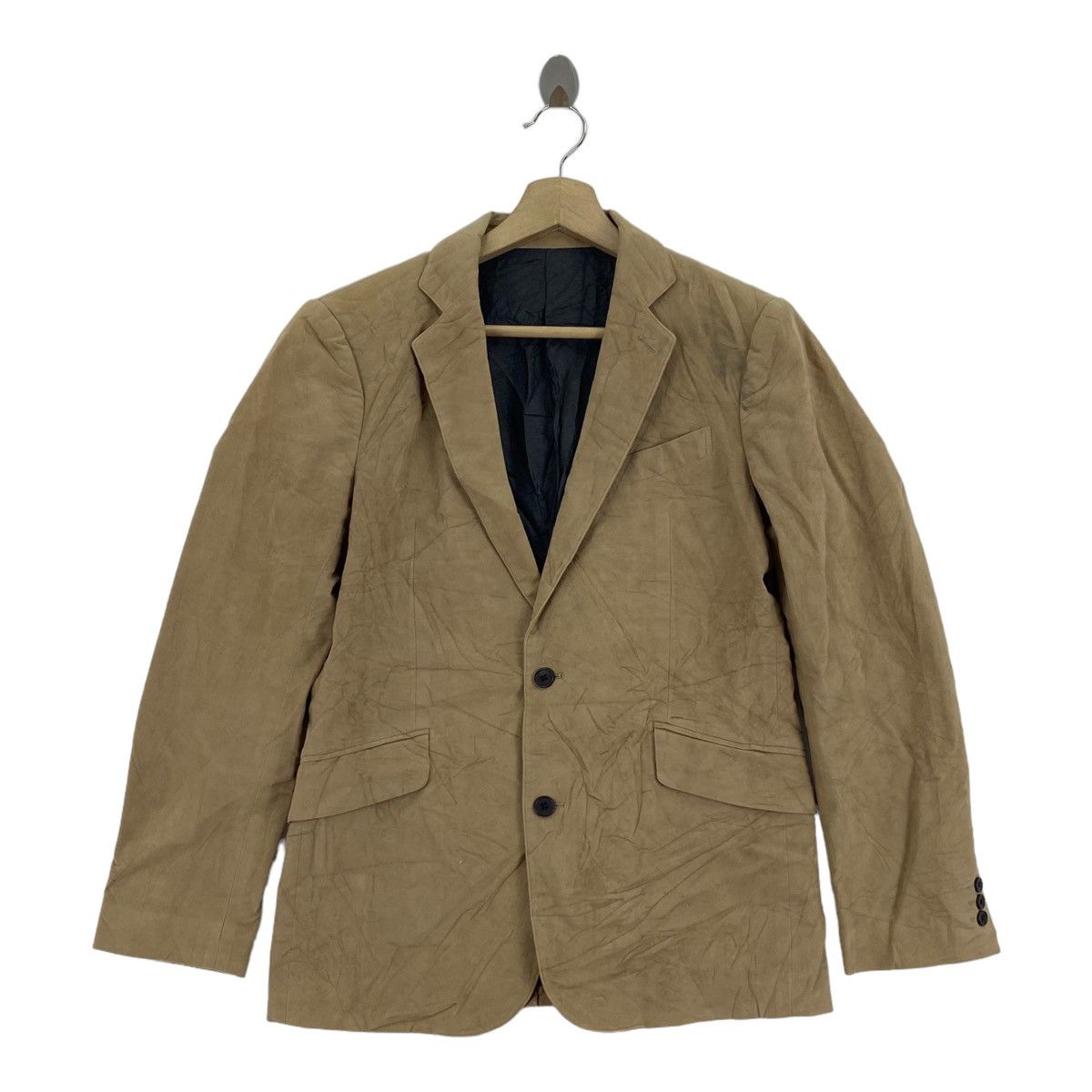 image of Nolleys x Vintage Nolley's Plain Brown Blazer Coat, Men's (Size Small)