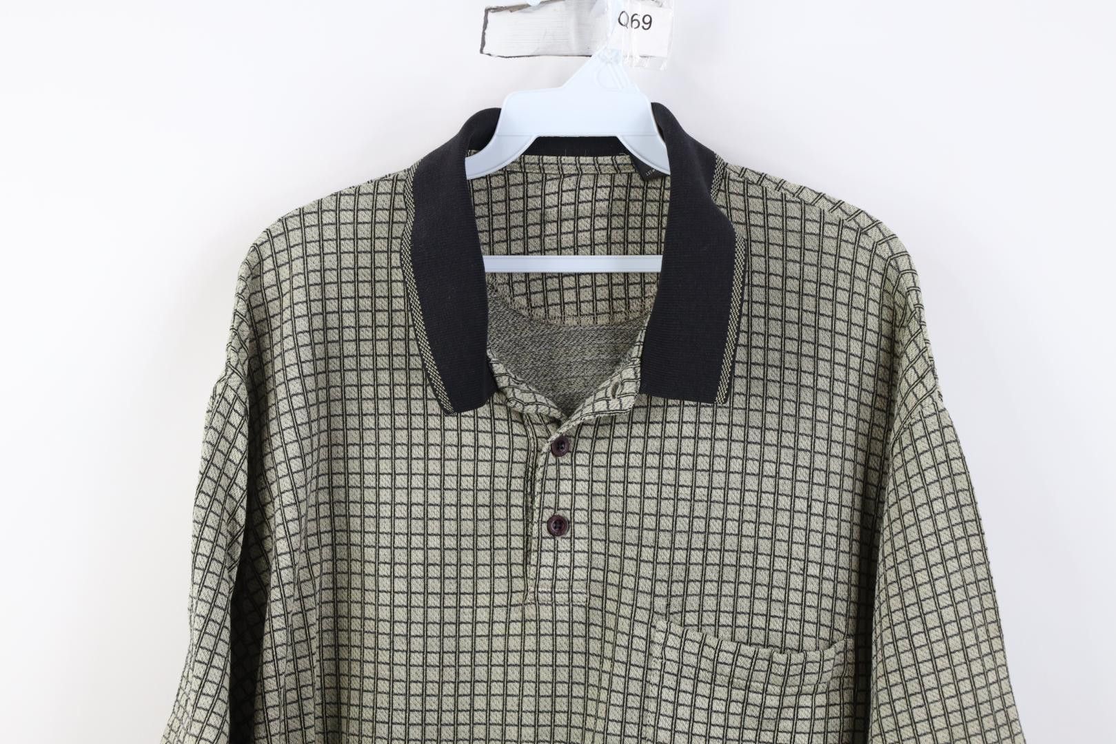 Vintage Vintage 90s Streetwear Knit Collared Golf Polo Shirt Size US XL / EU 56 / 4 - 2 Thumbnail