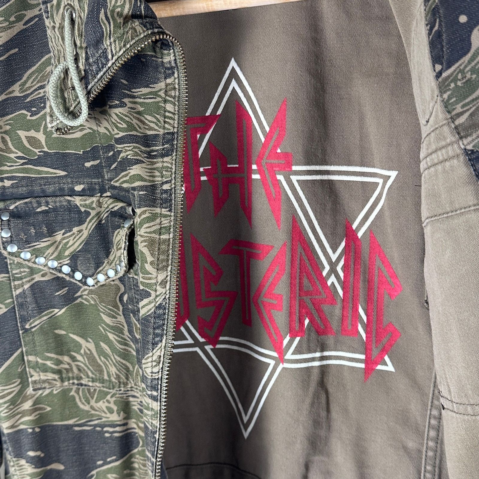 Hysteric Glamour Tiger Camo Studded Punk Field Jacket Size US S / EU 44-46 / 1 - 5 Thumbnail