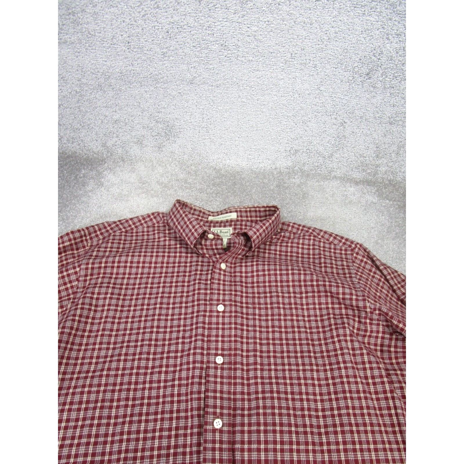 Vintage VINTAGE L.L. Bean Button-Up Shirt Mens 2XL Red Plaid Cotton Long Sleeve Outdoor Size US XXL / EU 58 / 5 - 2 Thumbnail