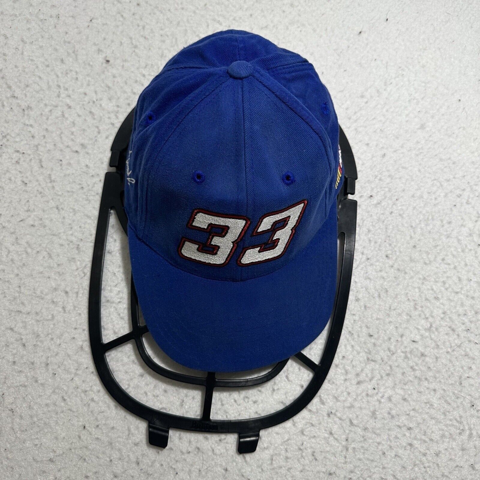 NASCAR NASCAR Joe Nemechek Racing Blue Baseball Hat Fitted Cap Size ONE SIZE - 3 Thumbnail