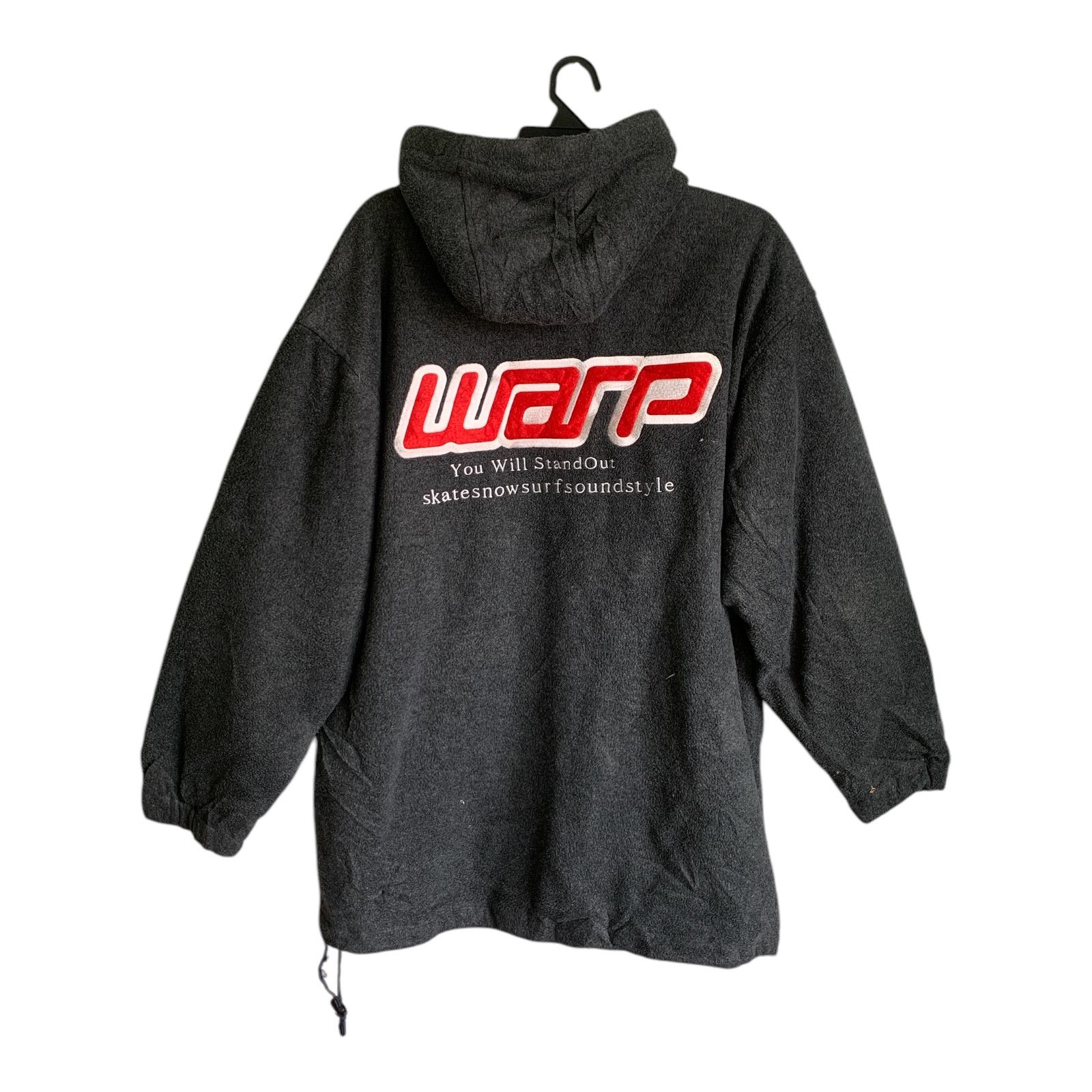 Japanese Brand Rare Design Vintage Warp Complete Streetwear Fleece Jackets Size US L / EU 52-54 / 3 - 1 Thumbnail