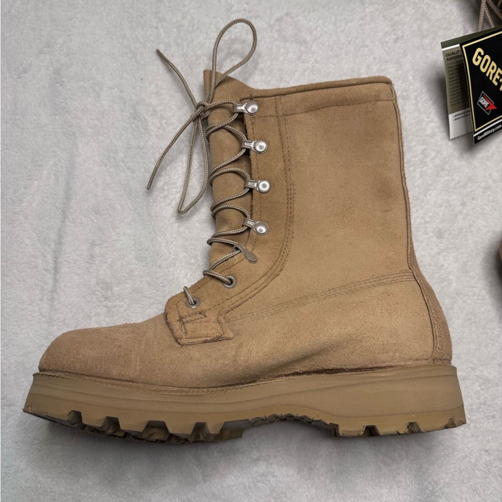 Goretex Belleville Sand Tan Cold Weather Combat Boots 08-D-1043 5 W Size US 5 / IT 35 - 5 Thumbnail
