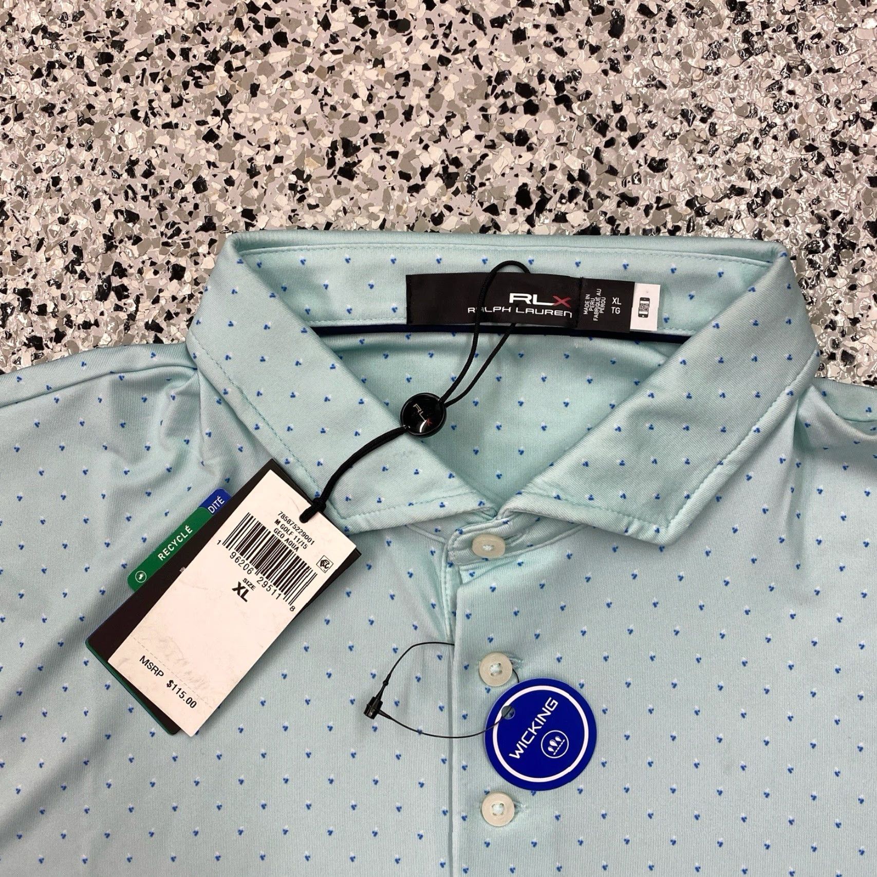 Ralph Lauren RLX Ralph Lauren Performance Polo Shirt Mens XL Multicolor Printed AOP Size US XL / EU 56 / 4 - 2 Thumbnail