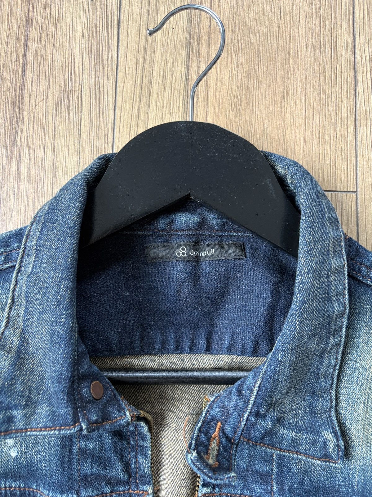 Johnbull Johnbull y2k Style Denim Painter Buckle Cinch Back Jacket Size M / US 6-8 / IT 42-44 - 9 Thumbnail