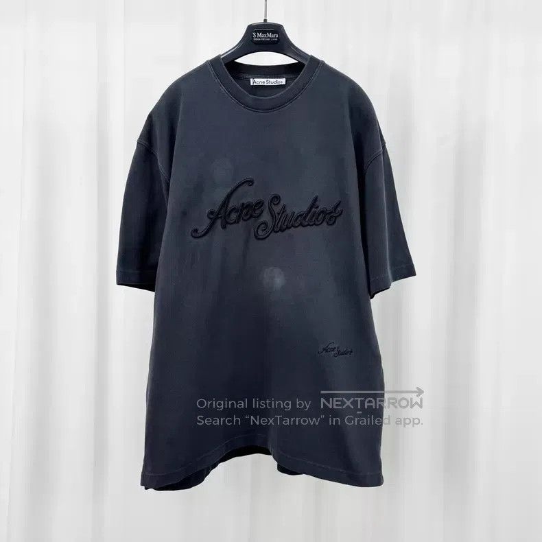 Acne Studios Acne Studios 25ss 3D embroidered letter water-washed short Size US L / EU 52-54 / 3 - 1 Thumbnail