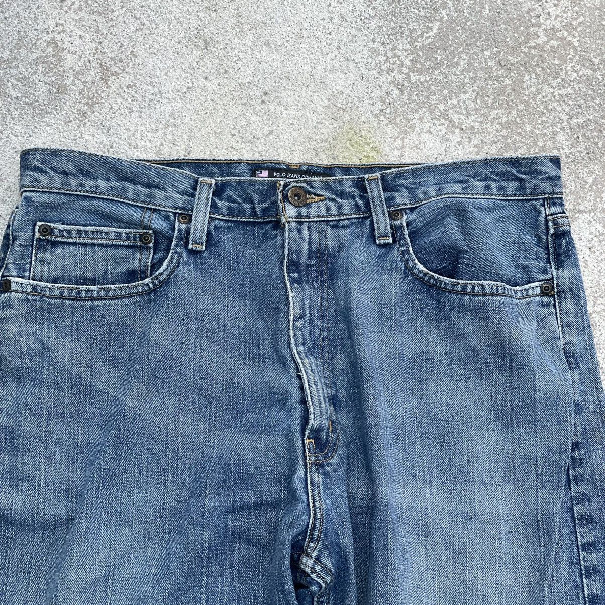 Polo Ralph Lauren “POLO RALPH LAUREN” RARE BAGGY JEANS STRAIGHT CUT JEANS Size US 34 / EU 50 - 4 Thumbnail