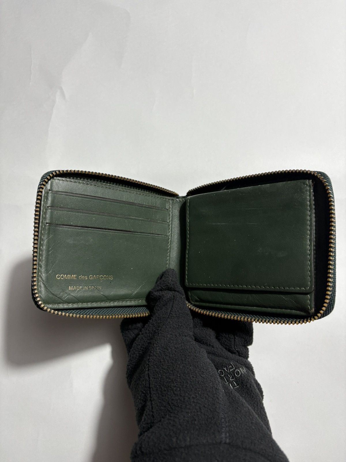 Comme des Garcons COMME DES GARCONS BIFOLD ZIPPED WALLET/ COIN PURSE Size ONE SIZE - 4 Thumbnail