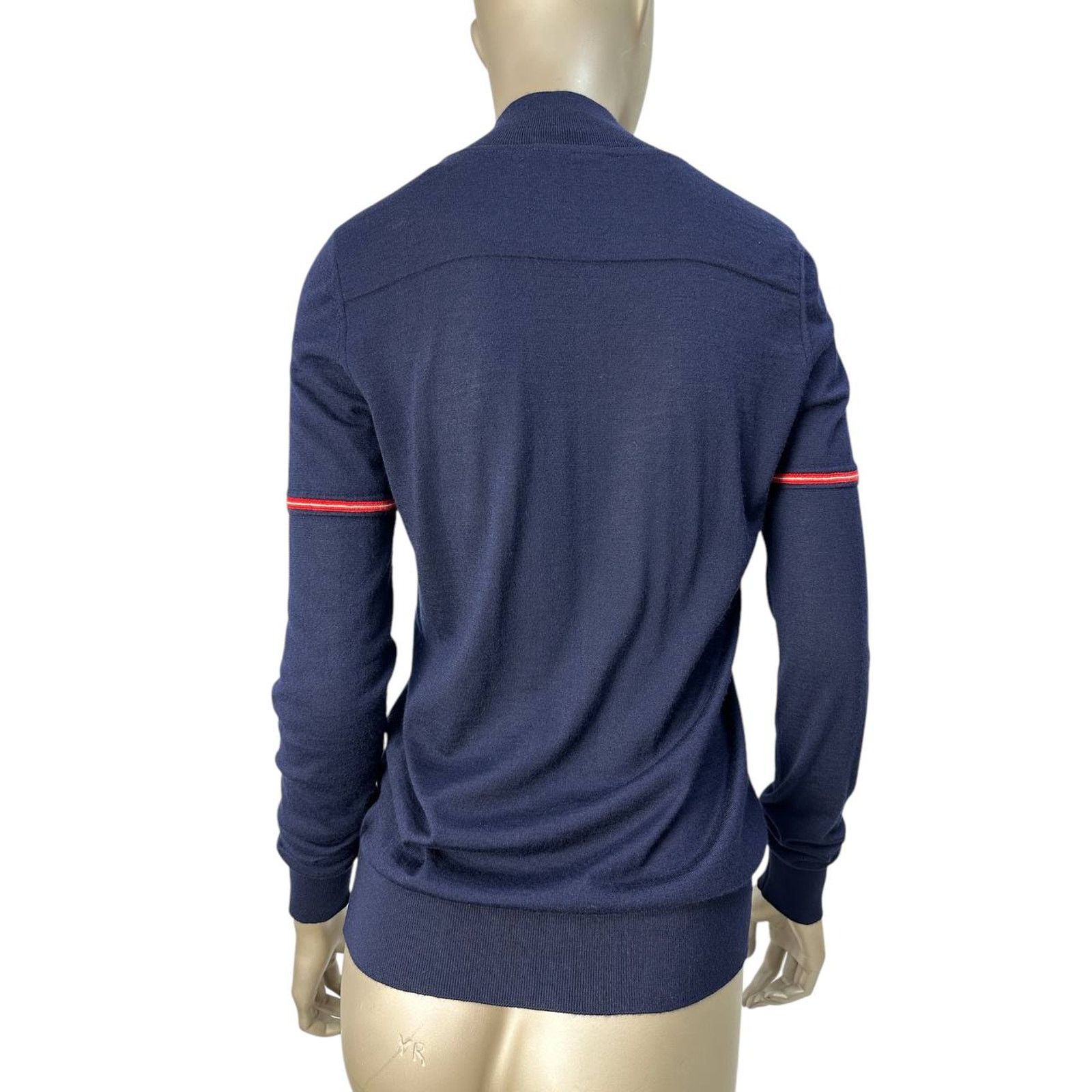 Chanel Chanel Navy CashmereCC Logo Jumper Sz.40 Size M / US 6-8 / IT 42-44 - 2 Thumbnail