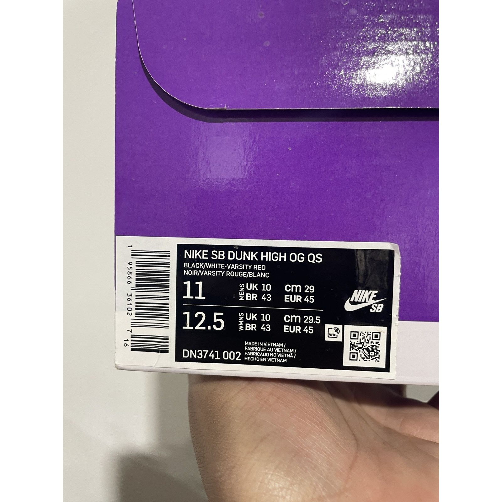 Nike NIKE SB DUNK HIGH SUPREME BY ANY MEANS BLACK SIZE 11 NEW Size US 11 / EU 44 - 7 Thumbnail