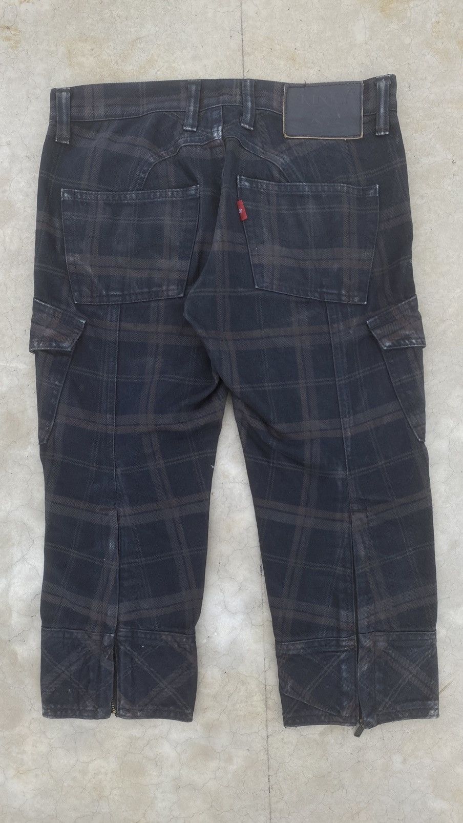 Hysteric Glamour Hysteric Glamour Plaid Cargo Shorts 3/4 Length Y2K Size 29" - 3 Thumbnail