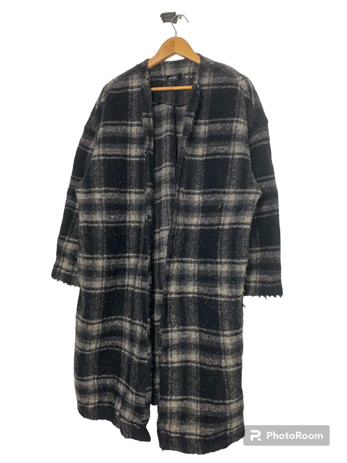 Yohji Yamamoto 💥Last Drop💥Yohji Yamamoto By INÈDclaro Wool Plaid Cardigan Size US L / EU 52-54 / 3 - 1 Thumbnail