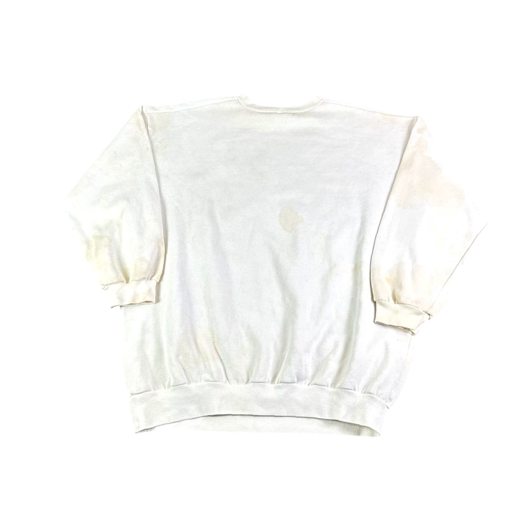 Mickey Unlimited VINTAGE Mickey Unlimited Sweatshirt Cream XL 90s Distressed Graphic Print Mickey Mouse Crew Neck Unisex Adults Men Women Size US XL / EU 56 / 4 - 3 Thumbnail