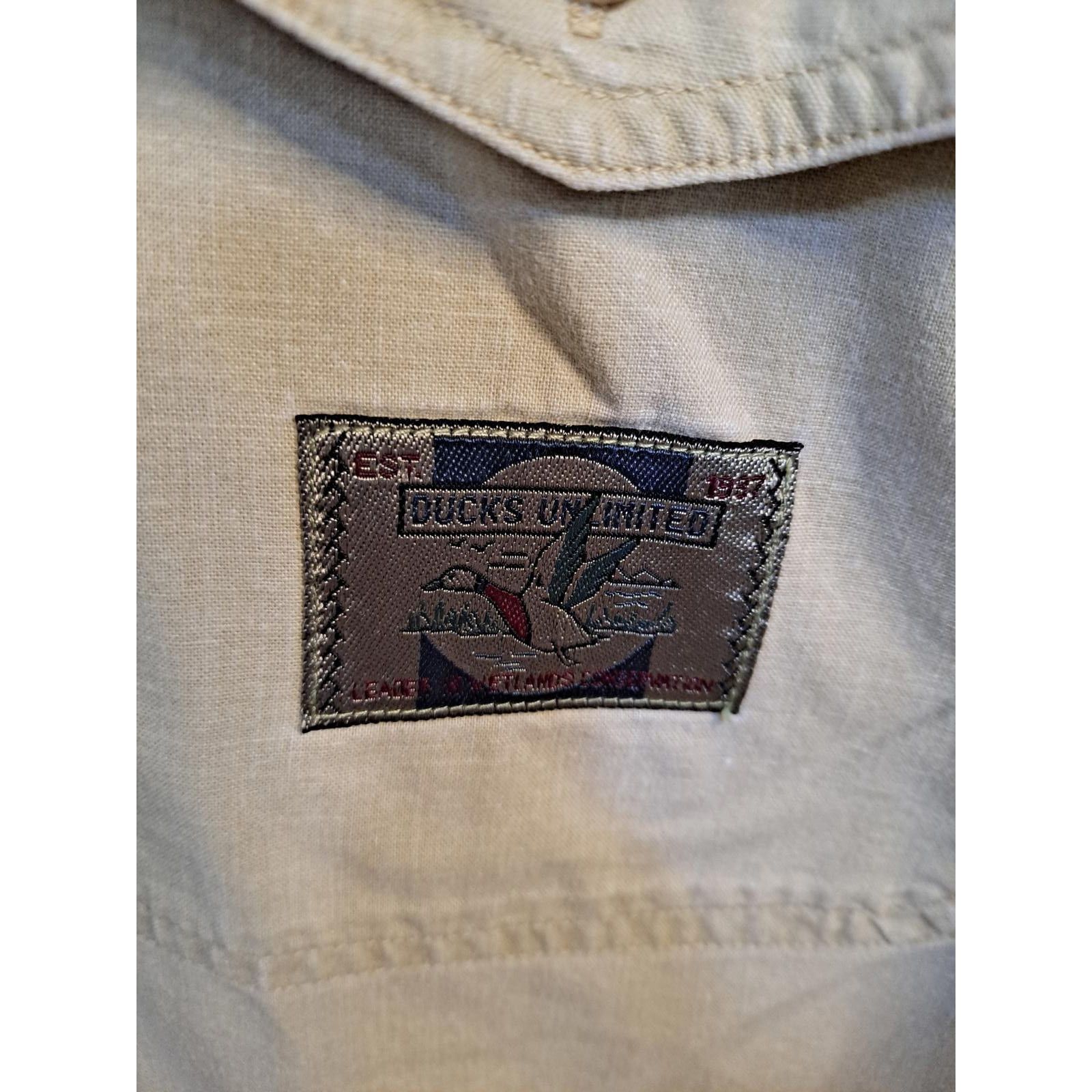 Other Vintage Ducks Unlimited Tan Button Up Size Large Size US L / EU 52-54 / 3 - 3 Thumbnail