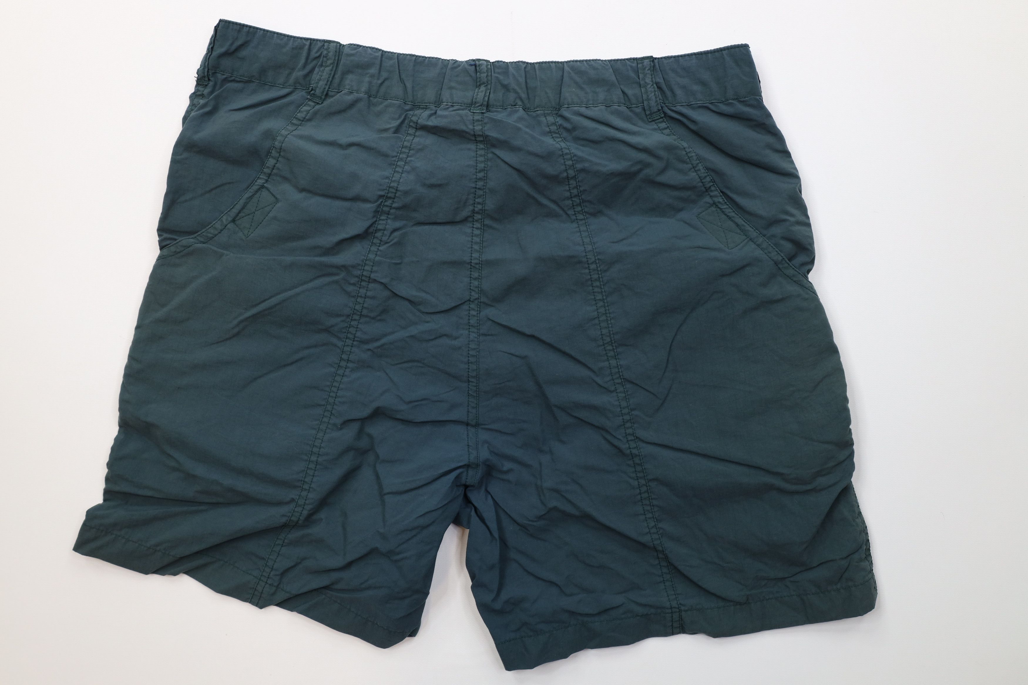 Cabelas Vintage 90s Cabelas Above Knee Trekking Cargo Shorts Green Size US 32 / EU 48 - 9 Thumbnail