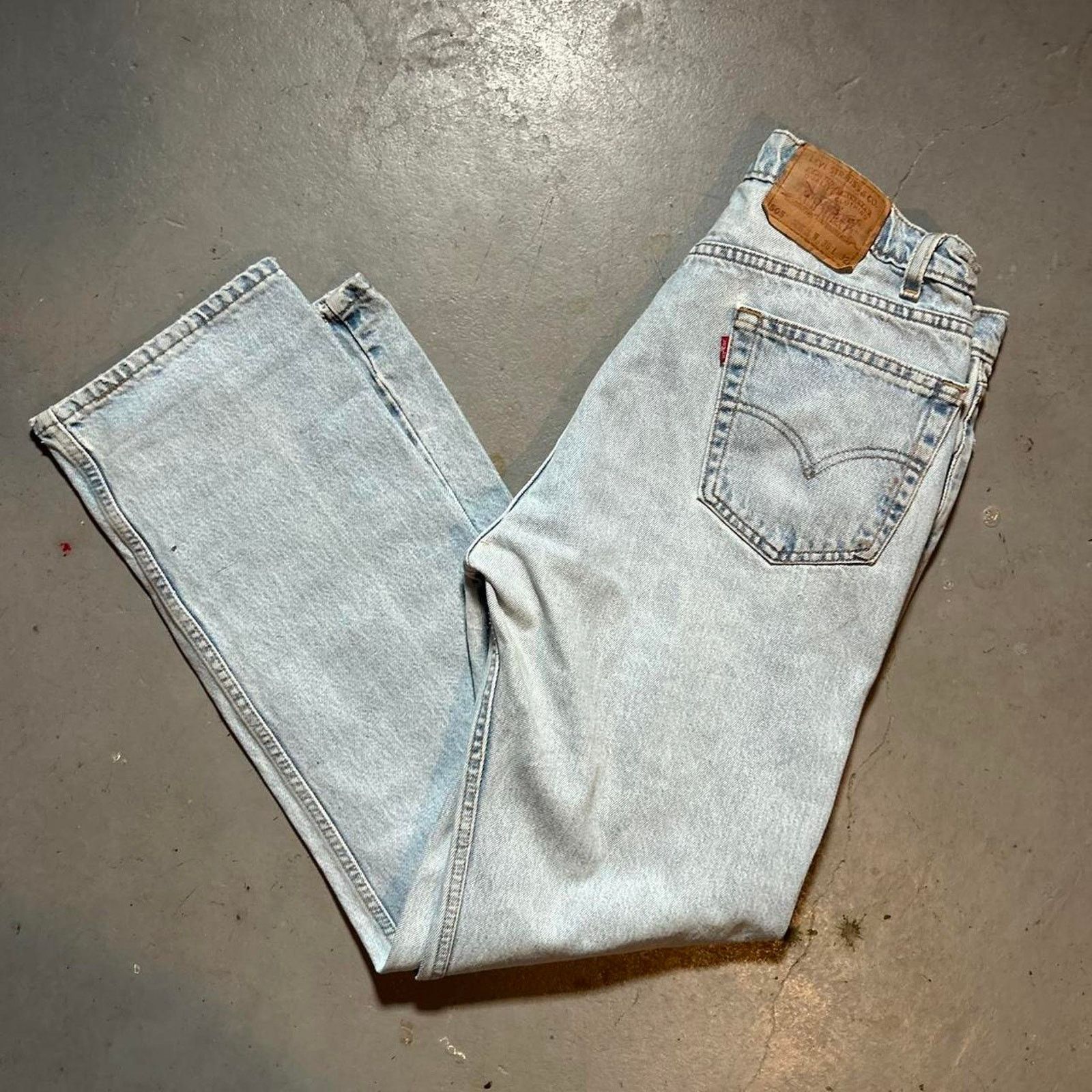 Levi's 90s levis denim jeans made in usa 505 Size US 34 / EU 50 - 5 Thumbnail