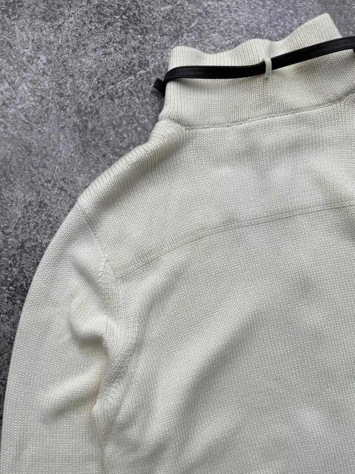 Loro Piana Loro Piana Knit Silk Sweater With Leather Inserts Size US M / EU 48-50 / 2 - 17 Thumbnail