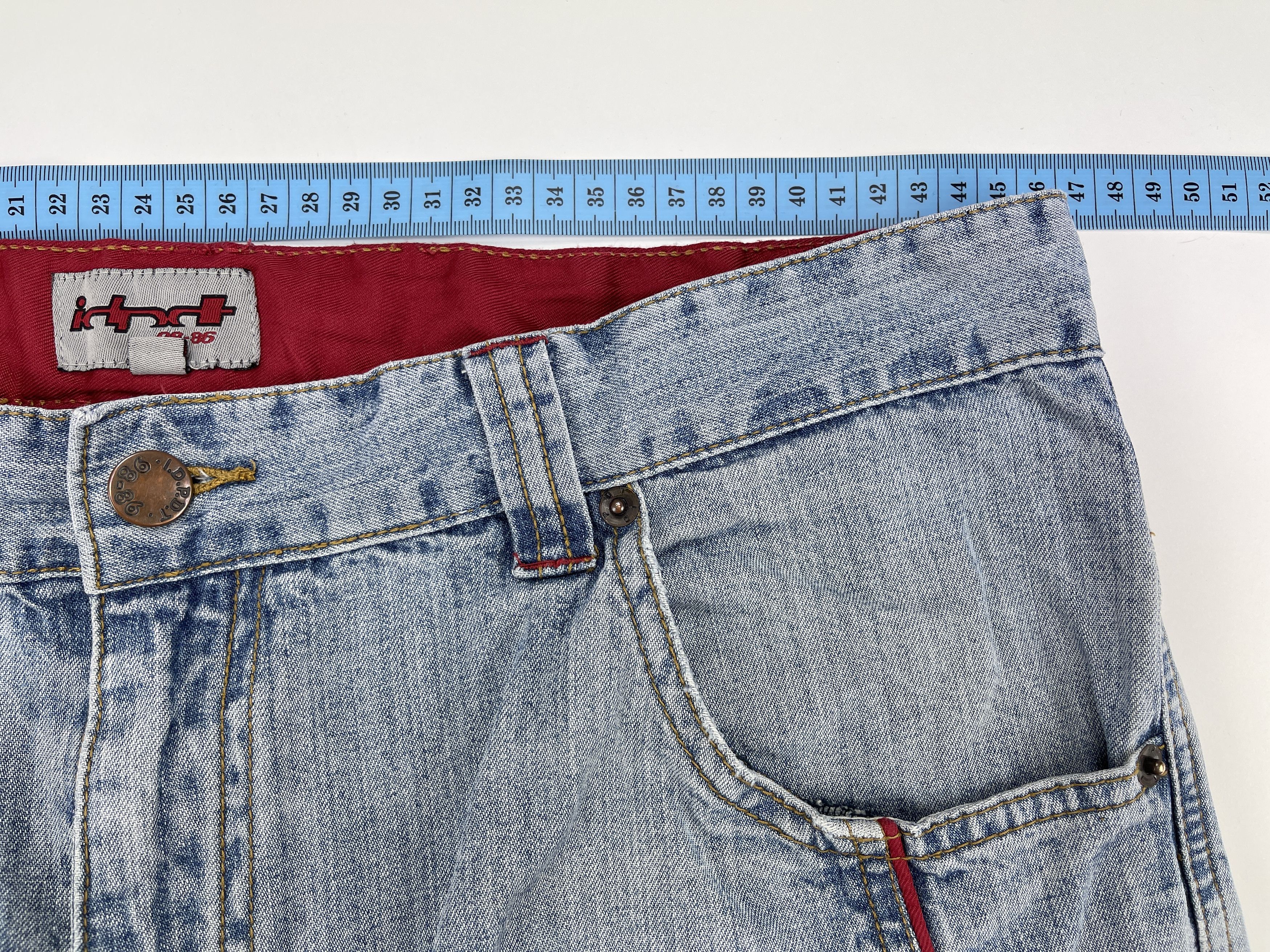 Other IDPDT jeans shorts, Independent, vintage baggy denim, 90s 36 Size US 36 / EU 52 - 14 Thumbnail