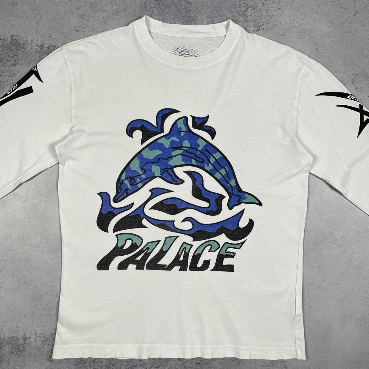Palace Palace Sketchy Dolphin big logo long sleeve Shirt Size US S / EU 44-46 / 1 - 2 Thumbnail