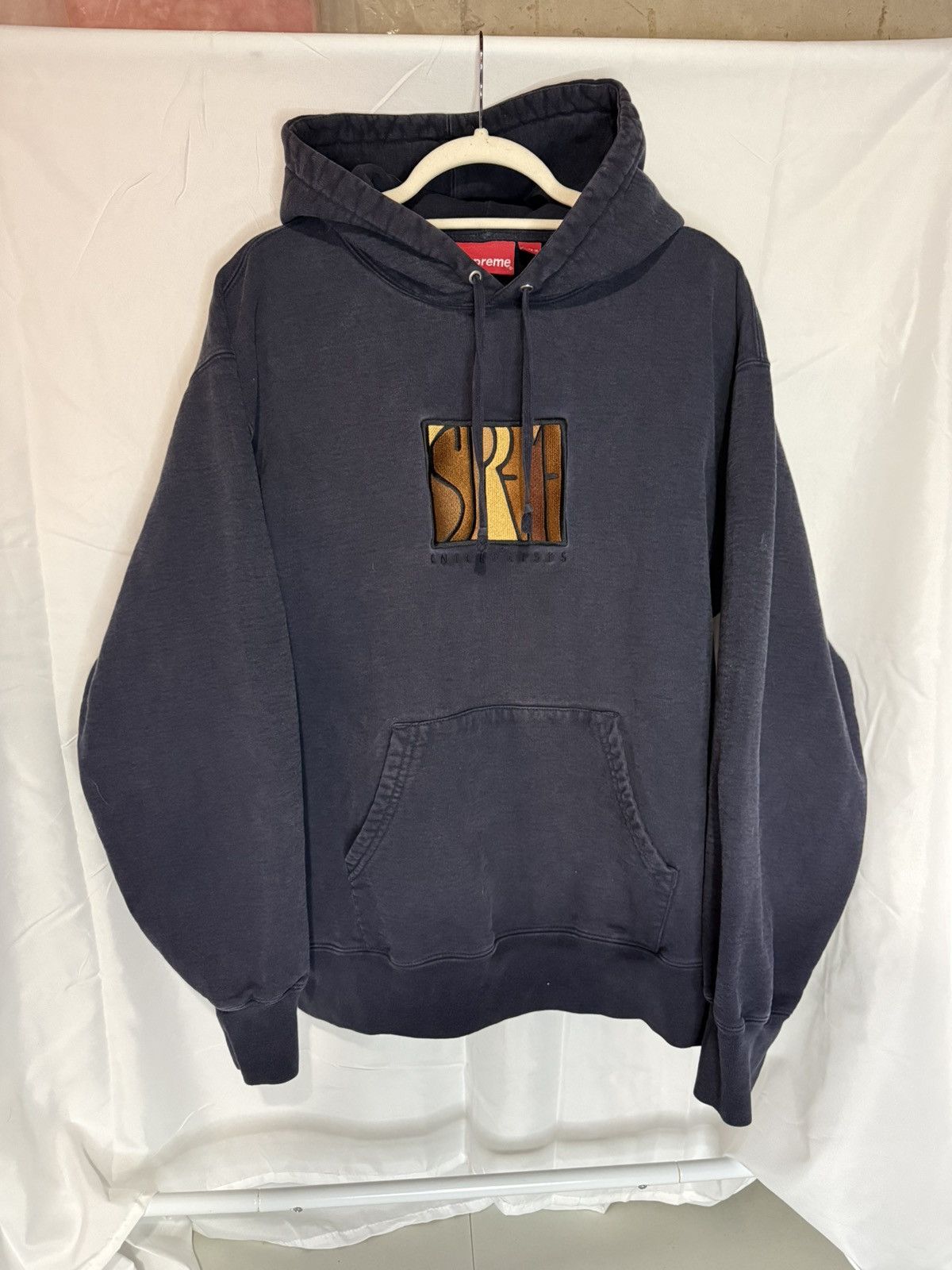 Supreme Supreme FW20 Enterprises Hooded Sweatshirt in Navy/Brown Size US L / EU 52-54 / 3 - 1 Thumbnail