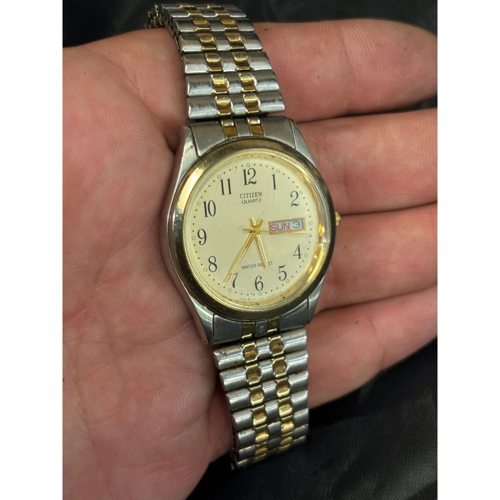Citizen Vintage Citizen 1100-S63910 2-Tone Men’s Watch! New Battery! Size ONE SIZE - 2 Thumbnail