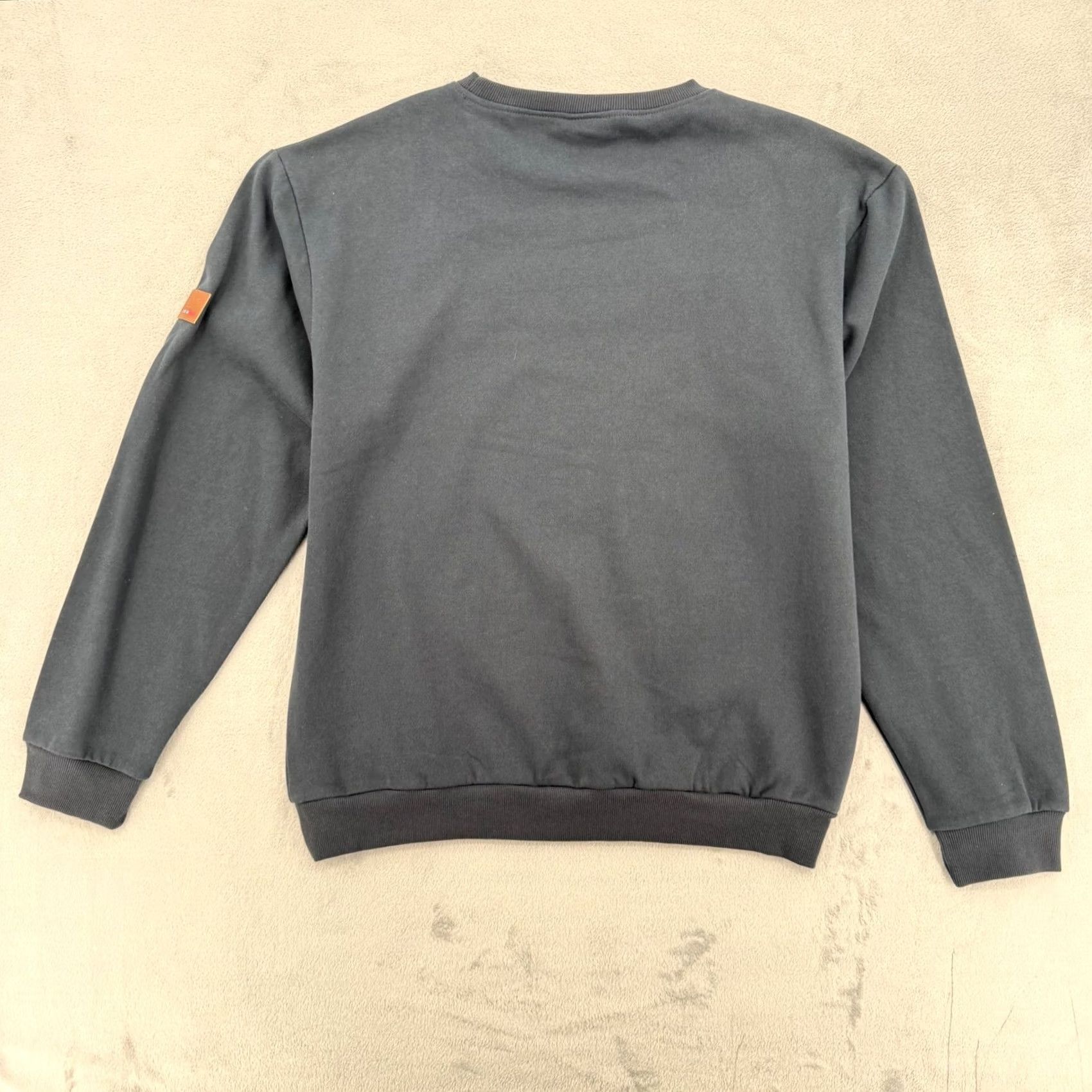 Vintage Scandinavian Explorer Sweatshirt Mens Navy Crew Neck Fleece Pullover L Size US L / EU 52-54 / 3 - 6 Thumbnail